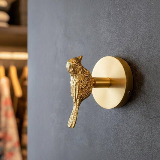 BRASSBEAST – Decorative Brass Animal Coat Rack with Gold Finish