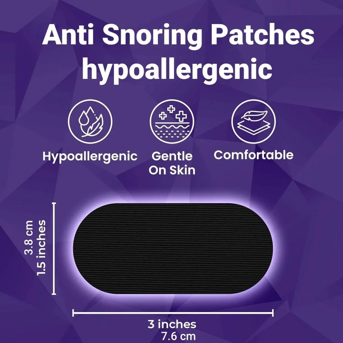BREATHCALM – Gentle Sleep Strips Mouth Tape for Sleep, Anti-Snoring Solution