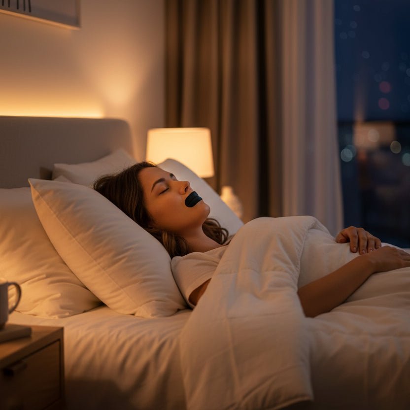 BREATHCALM – Gentle Sleep Strips Mouth Tape for Sleep, Anti-Snoring Solution