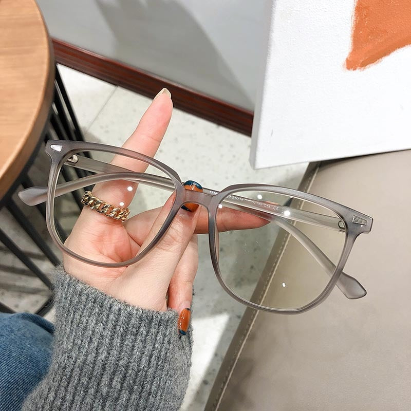 Optimized Product Title: Unisex Myopia Prescription Glasses with Blue Light Blocking Lenses - Lightweight Plastic Frame Eyewear for Nearsighted Vision Correction
