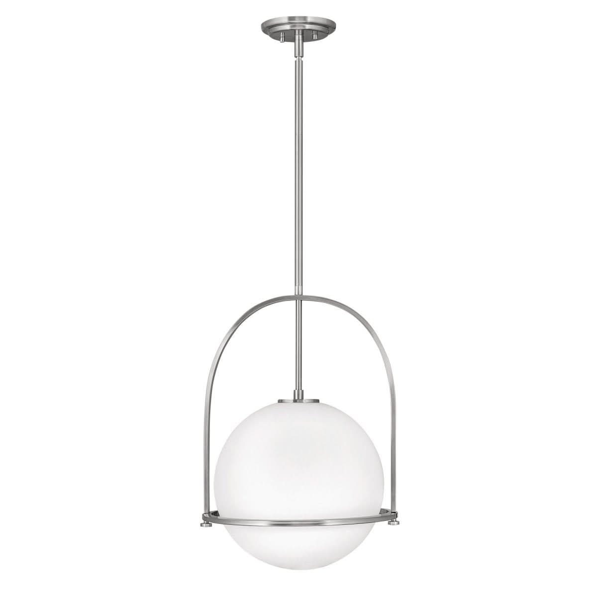 BRILLERA – Adjustable Pendant Light with Sleek Opal Glass Finish