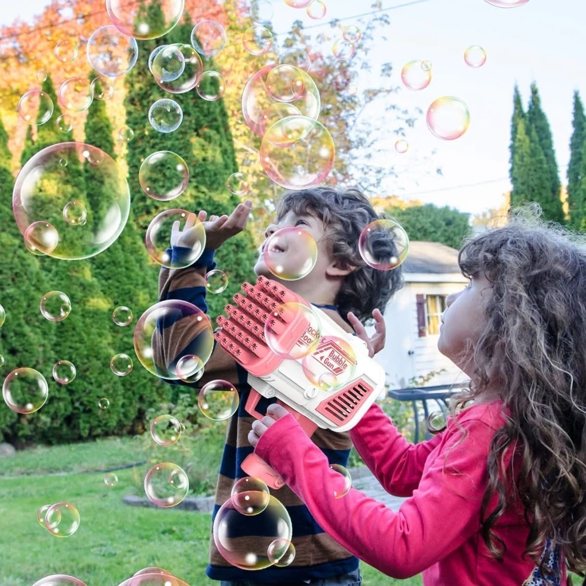 BubbleFun – Soap bubble machine without batteries for endless fun