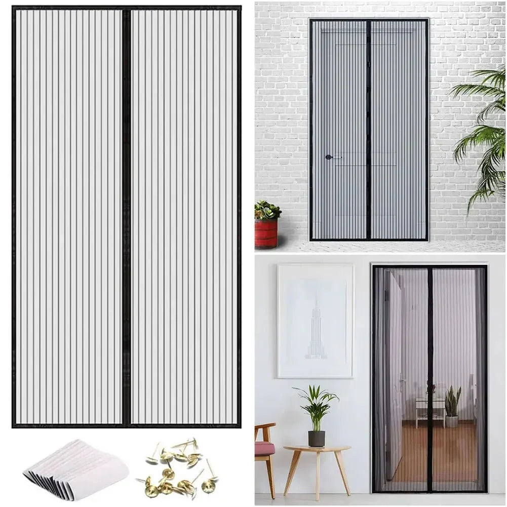 BUGLATCH – Heavy Duty Magnetic Screen Door for Hands-Free Protection