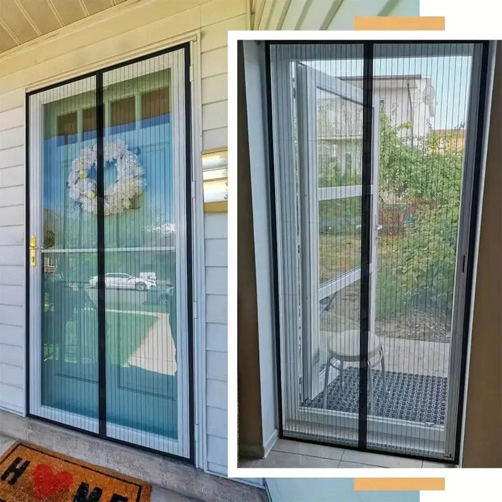 BUGLATCH – Heavy Duty Magnetic Screen Door for Hands-Free Protection