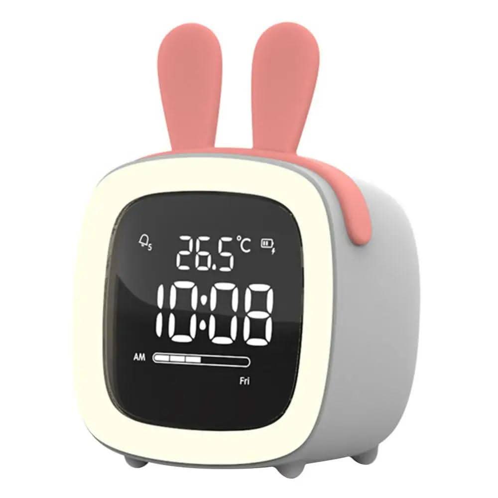 BunnyGlow - LED Alarm Clock – Night Light with Digital Display & Timer