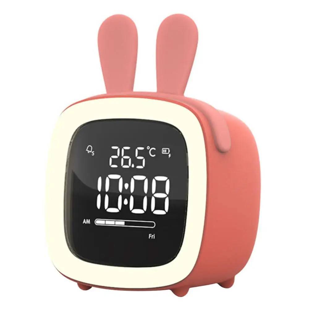 BunnyGlow - LED Alarm Clock – Night Light with Digital Display & Timer