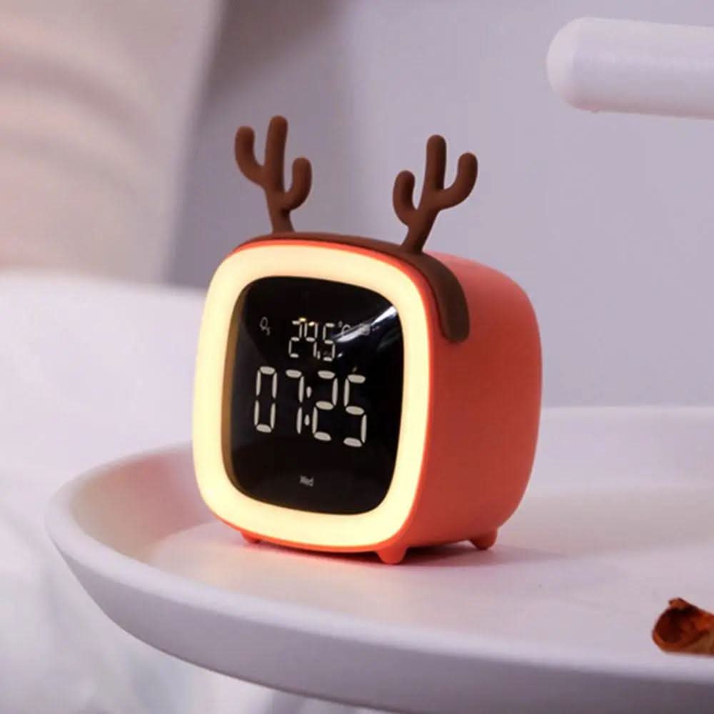 BunnyGlow - LED Alarm Clock – Night Light with Digital Display & Timer