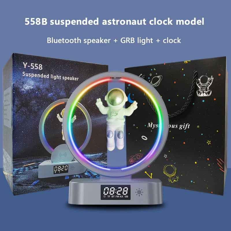 Astronaut Bluetooth Speaker with Levitation & RGB Light