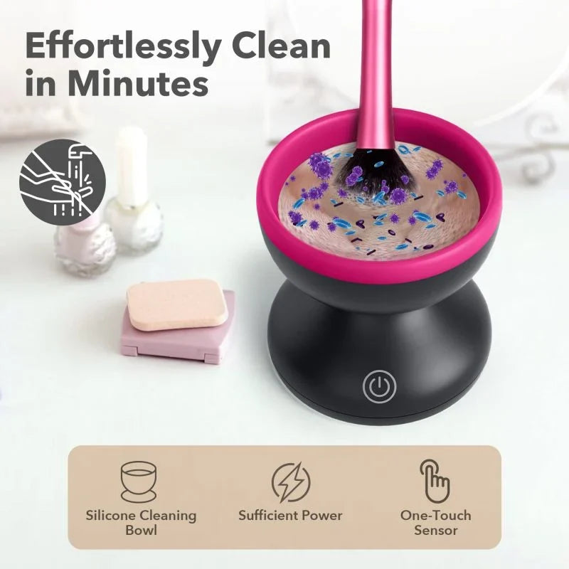Electric Makeup Brush Cleaner, Automatic, USB, Deep Cleaning