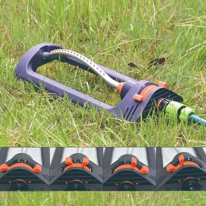 Oscillating Lawn Sprinkler, Automatic Watering, Easy Installation