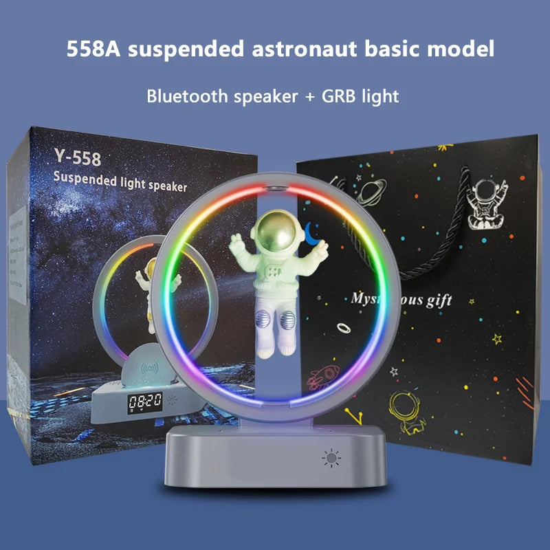 Astronaut Bluetooth Speaker with Levitation & RGB Light