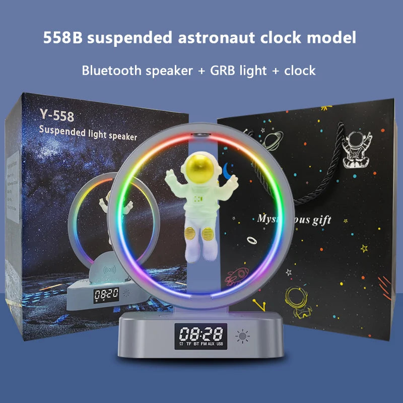Astronaut Bluetooth Speaker with Levitation & RGB Light