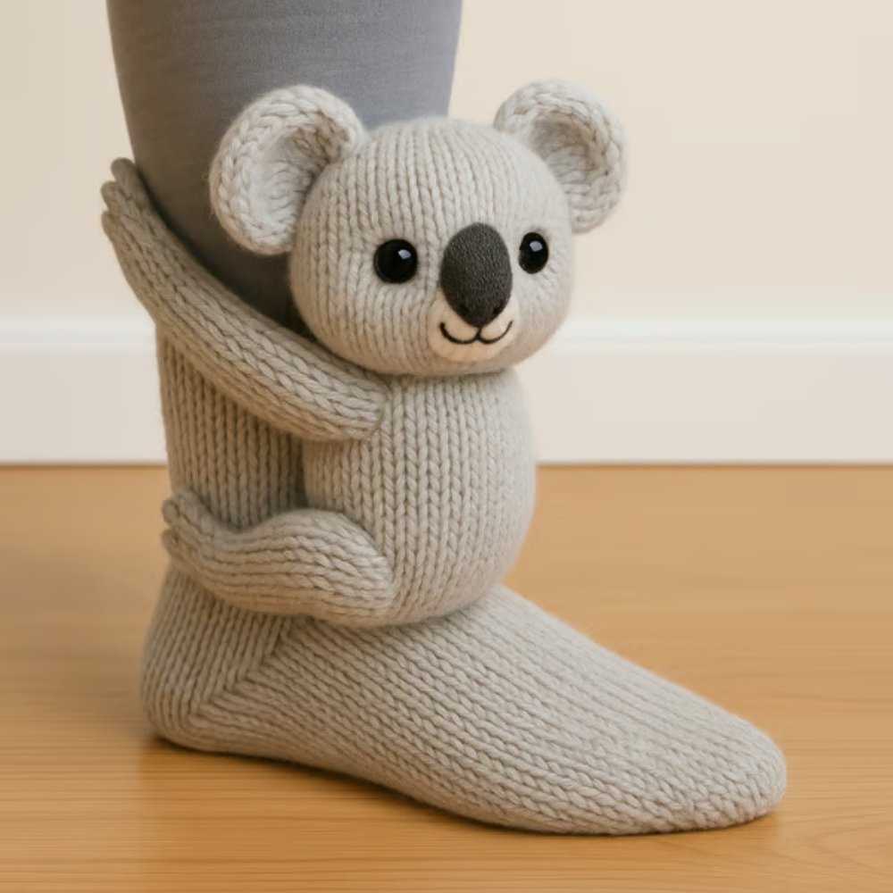 Slipper Cozy Socks Cute Animal Plush Warm Indoor Wear
