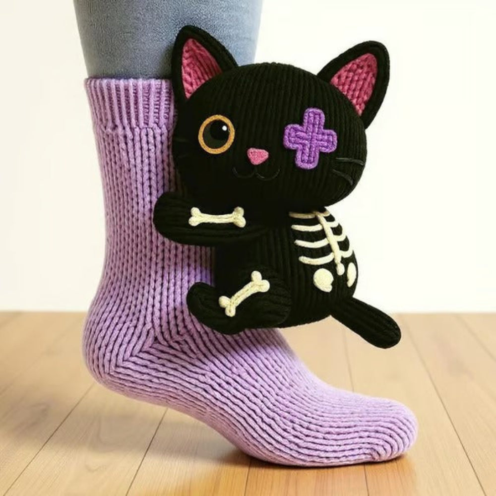 Slipper Cozy Socks Cute Animal Plush Warm Indoor Wear