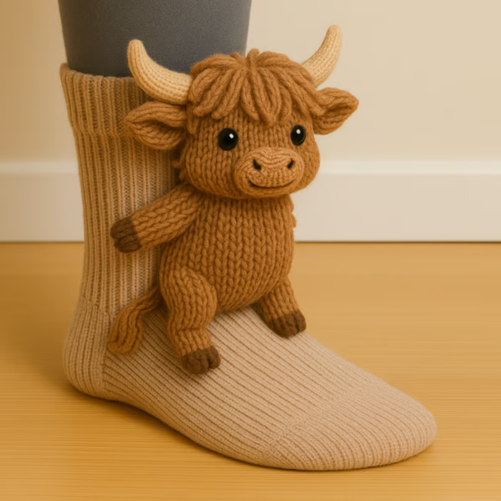 Slipper Cozy Socks Cute Animal Plush Warm Indoor Wear