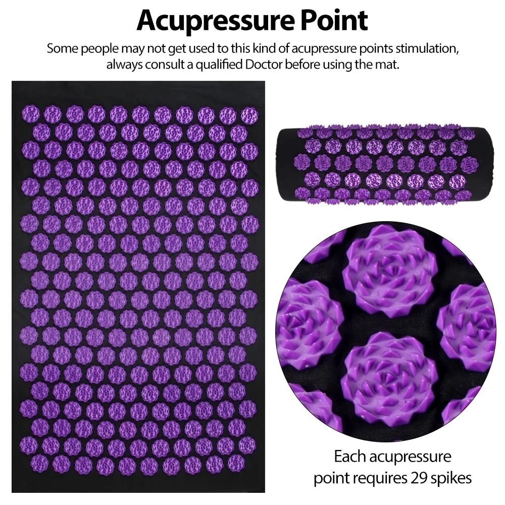 CALMBACK – Acupressure Mat and Pillow Set for Full Body Relaxation