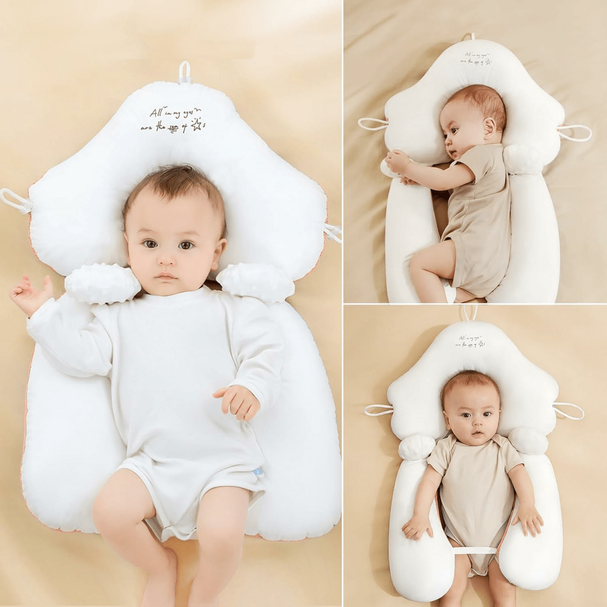 CALMCRADLE – Organic Baby Pillow for Gentle Neck Support
