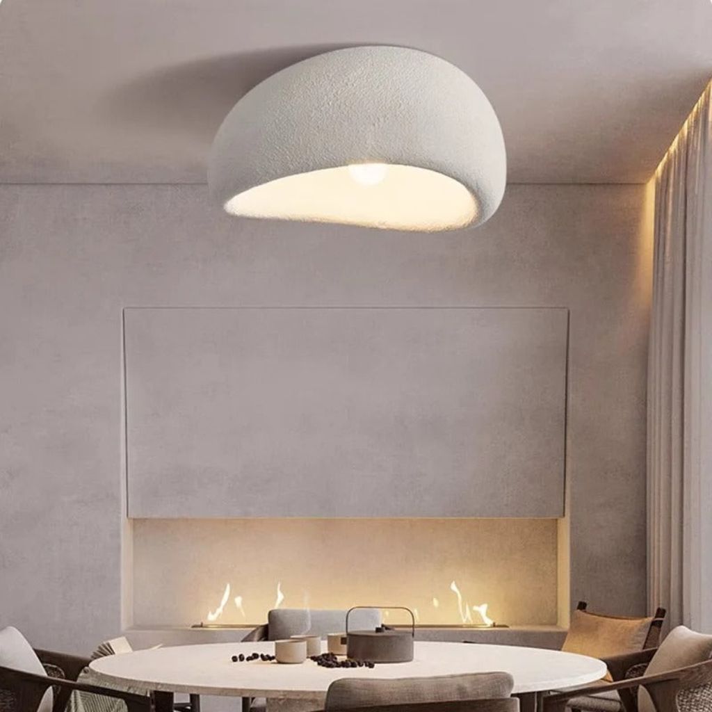 CALMLIGHT – Minimalist Resin Ceiling Light for Serene Spaces