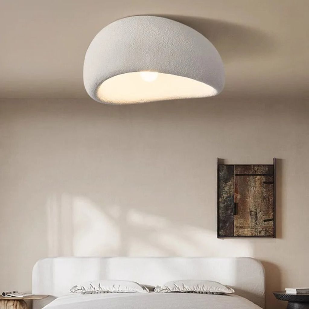 CALMLIGHT – Minimalist Resin Ceiling Light for Serene Spaces
