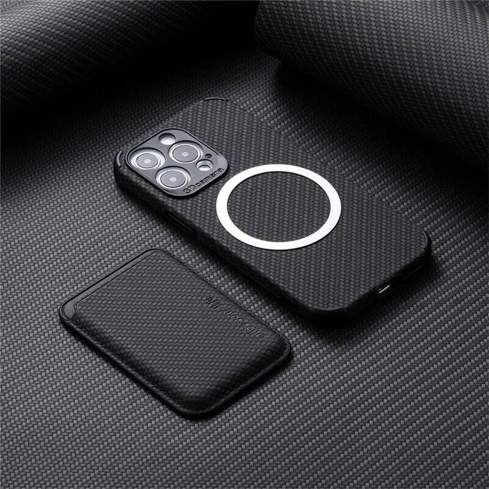 CARBONX – Compatible Carbon Fiber Case for iPhone 14 Pro & 13