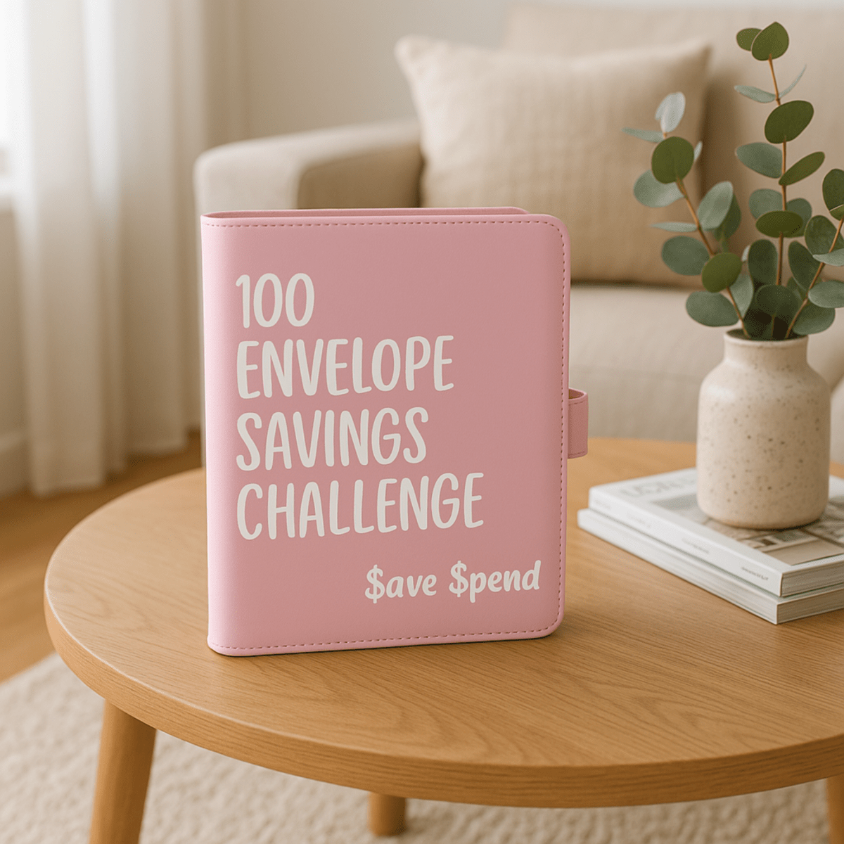 CASHSAVVY – 100 Envelope Challenge Budget Binder for Family Savings