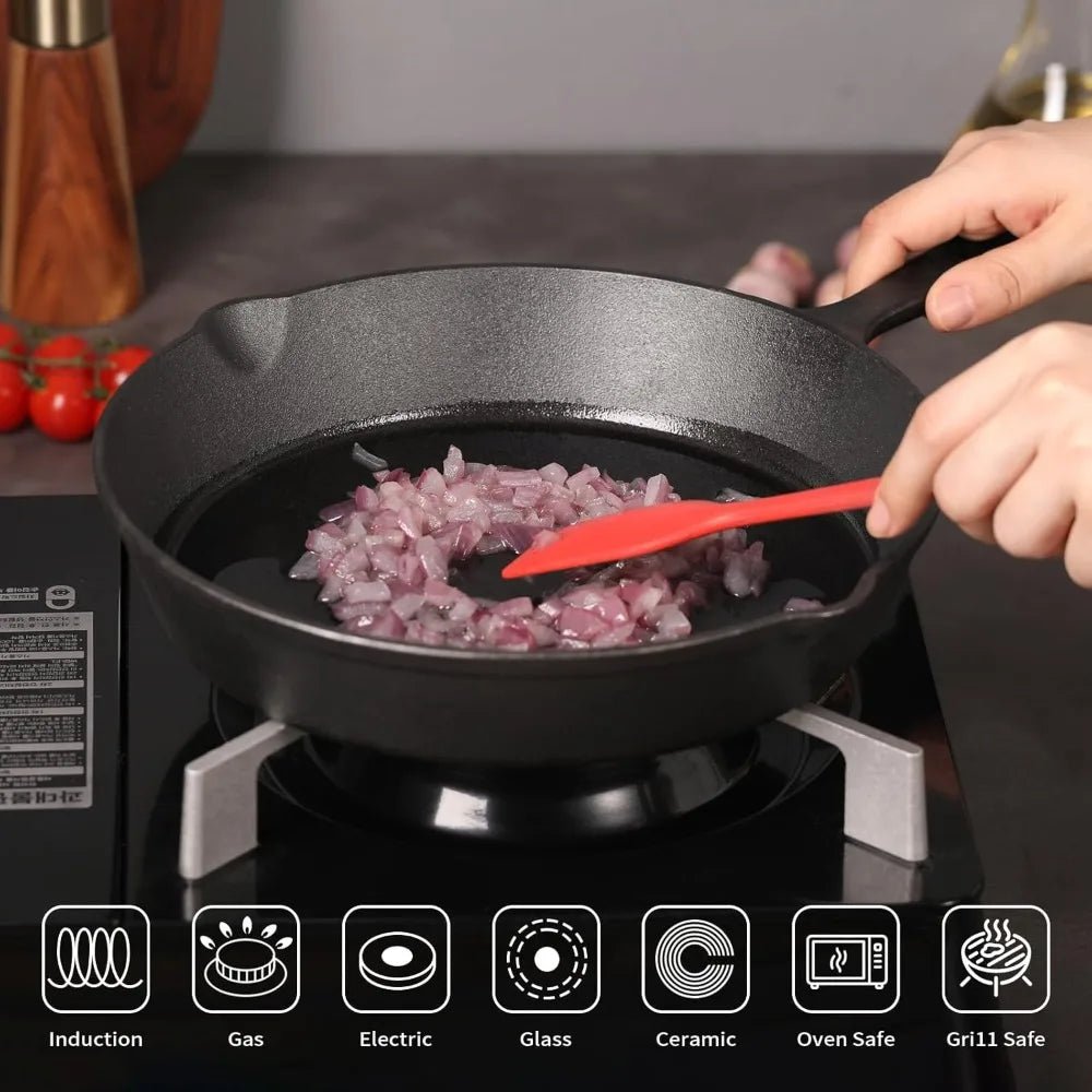 CASTPRO – Premium Cast Iron Skillet for Indoor & Outdoor Cooking