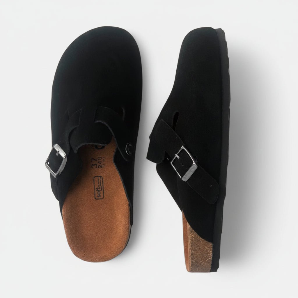 CAVEN – Unisex Suede Clogs with Cushioned Comfort