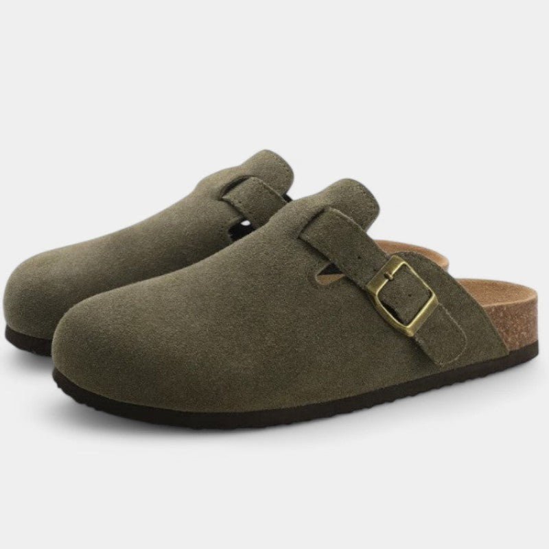 CAVEN – Unisex Suede Clogs with Cushioned Comfort