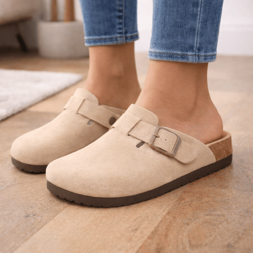 CAVEN – Unisex Suede Clogs with Cushioned Comfort