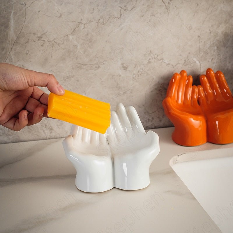 CasaLuxe – Elegant Ceramic Soap Dish with Stylish Functional Design