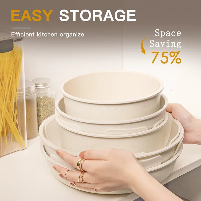 CERAMIXA – Non-Stick Cookware Set for Effortless Cooking