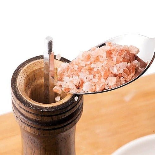 CHEFMILL – Elegant Wooden Pepper and Salt Grinder with Adjustable Coarseness