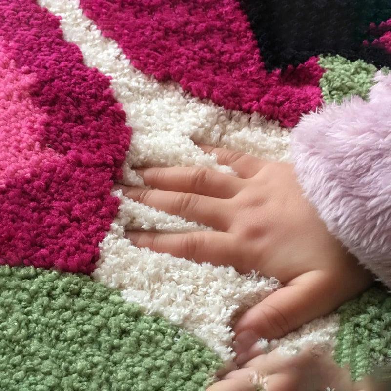 CHERRYSTEP – Soft Non-Slip Cherry Bath Mat with High Absorbency