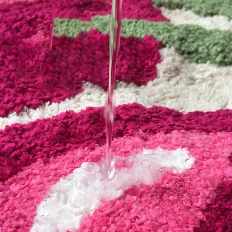 CHERRYSTEP – Soft Non-Slip Cherry Bath Mat with High Absorbency