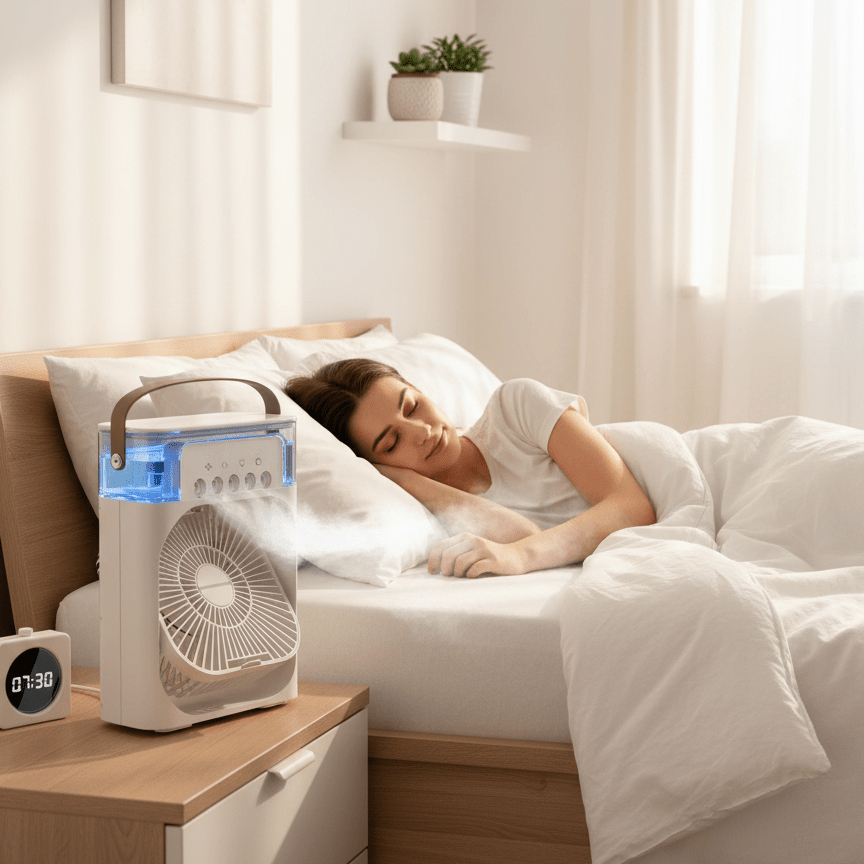 ChillCube Compact – Desktop Evaporative Mini Cooler for Personal Spot Relief