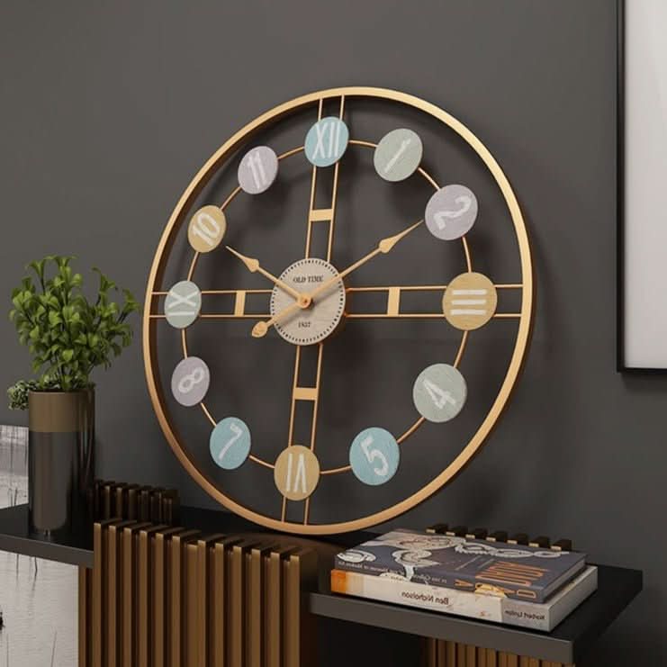 CHRONOPASTEL – Silent Wall Clock for Elegant Home Decor