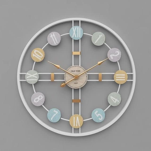 CHRONOPASTEL – Silent Wall Clock for Elegant Home Decor
