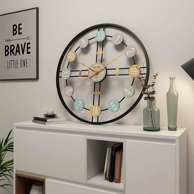 CHRONOPASTEL – Silent Wall Clock for Elegant Home Decor