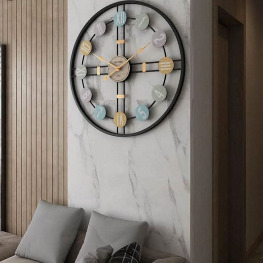 CHRONOPASTEL – Silent Wall Clock for Elegant Home Decor