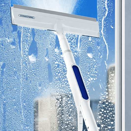 CleanView 3-in-1 Window Wiper – Integrated Spray, Microfiber Cleaning, and Streak-Free Shine