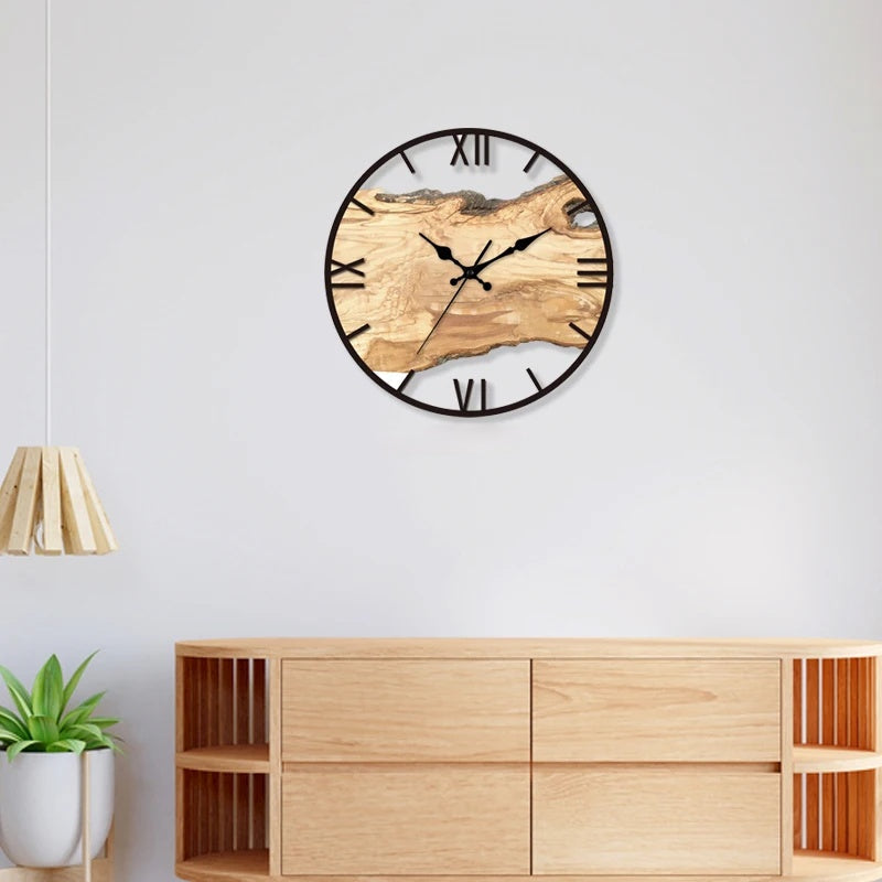 LumiVista – Stylish Transparent Wall Clock with Minimalist Design for a Modern Interior
