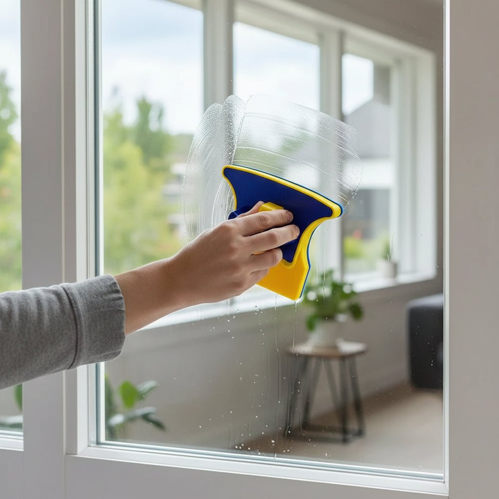 CLEARSAVER – Magnetic Double-Sided Glass Cleaner with 1.2M Safety Rope