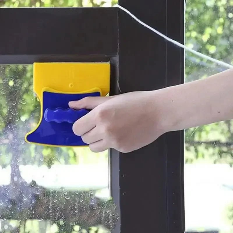 CLEARSAVER – Magnetic Double-Sided Glass Cleaner with 1.2M Safety Rope