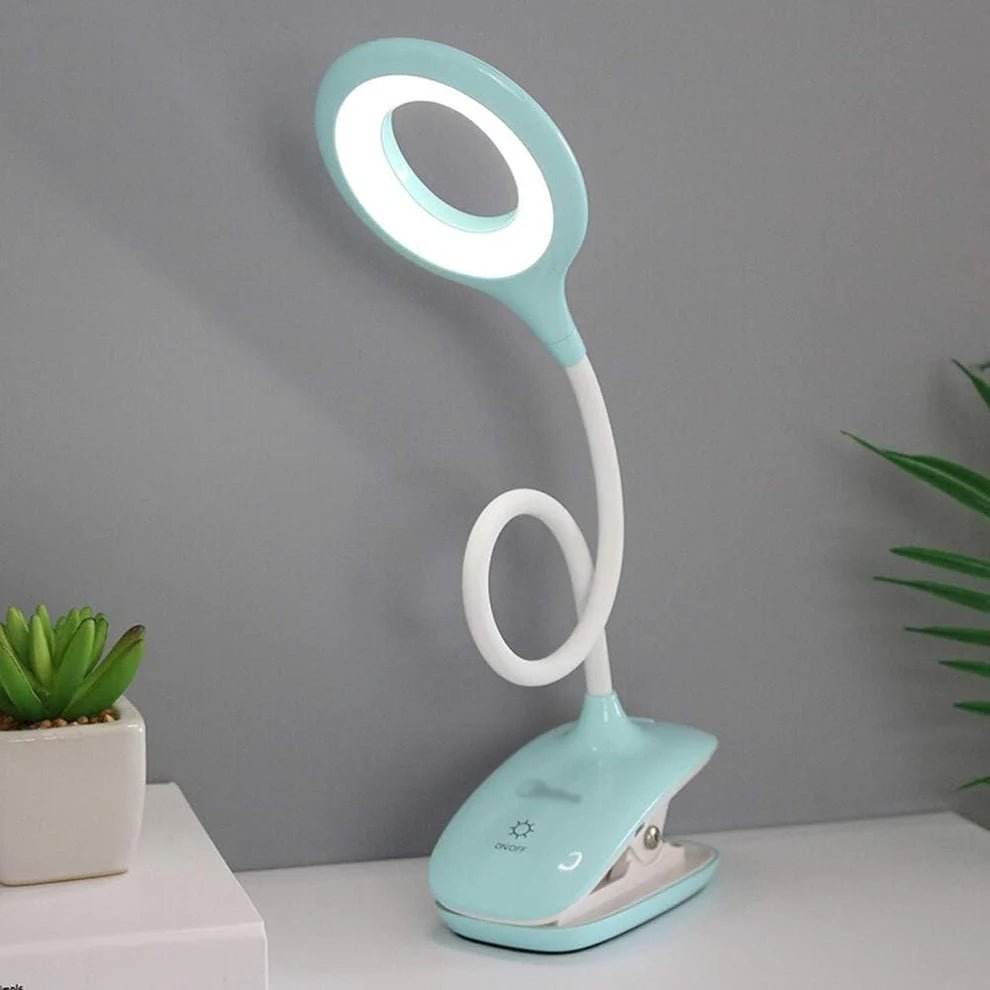 CLIPGLOW – Dimmable USB LED Reading Light with Clip and Adjustable Neck