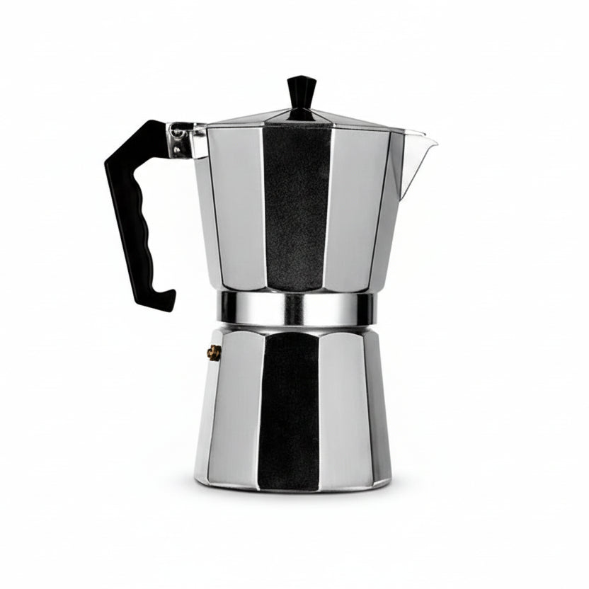 COFFEELORE – Traditional Italian Aluminum Espresso Maker for Full-Bodied Coffee