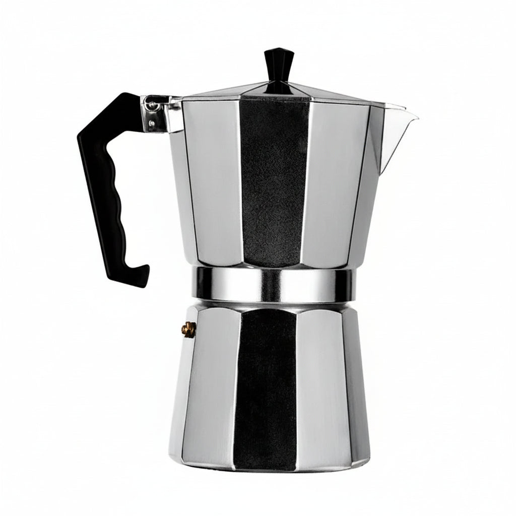 COFFEELORE – Traditional Italian Aluminum Espresso Maker for Full-Bodied Coffee