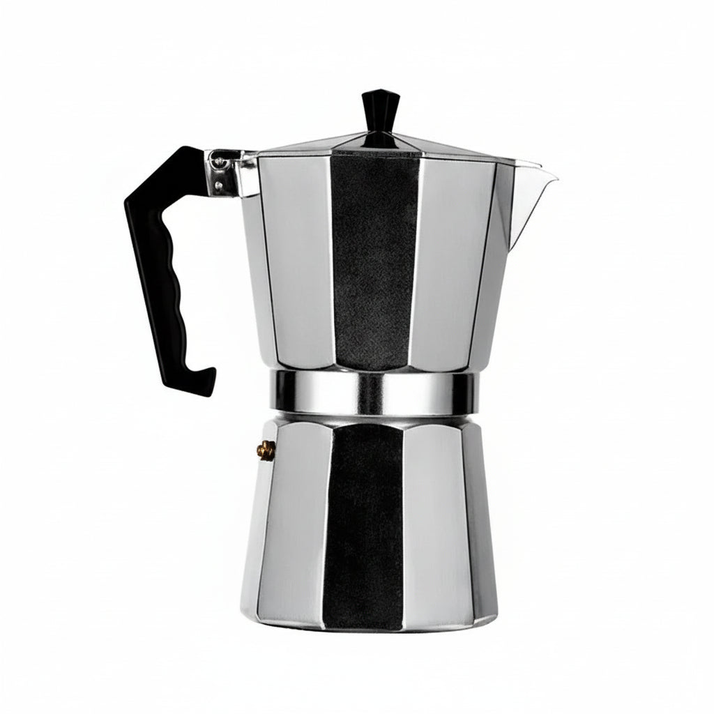 COFFEELORE – Traditional Italian Aluminum Espresso Maker for Full-Bodied Coffee