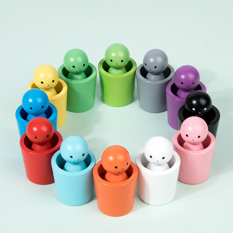 Wooden Colour Sorting Educational Toy