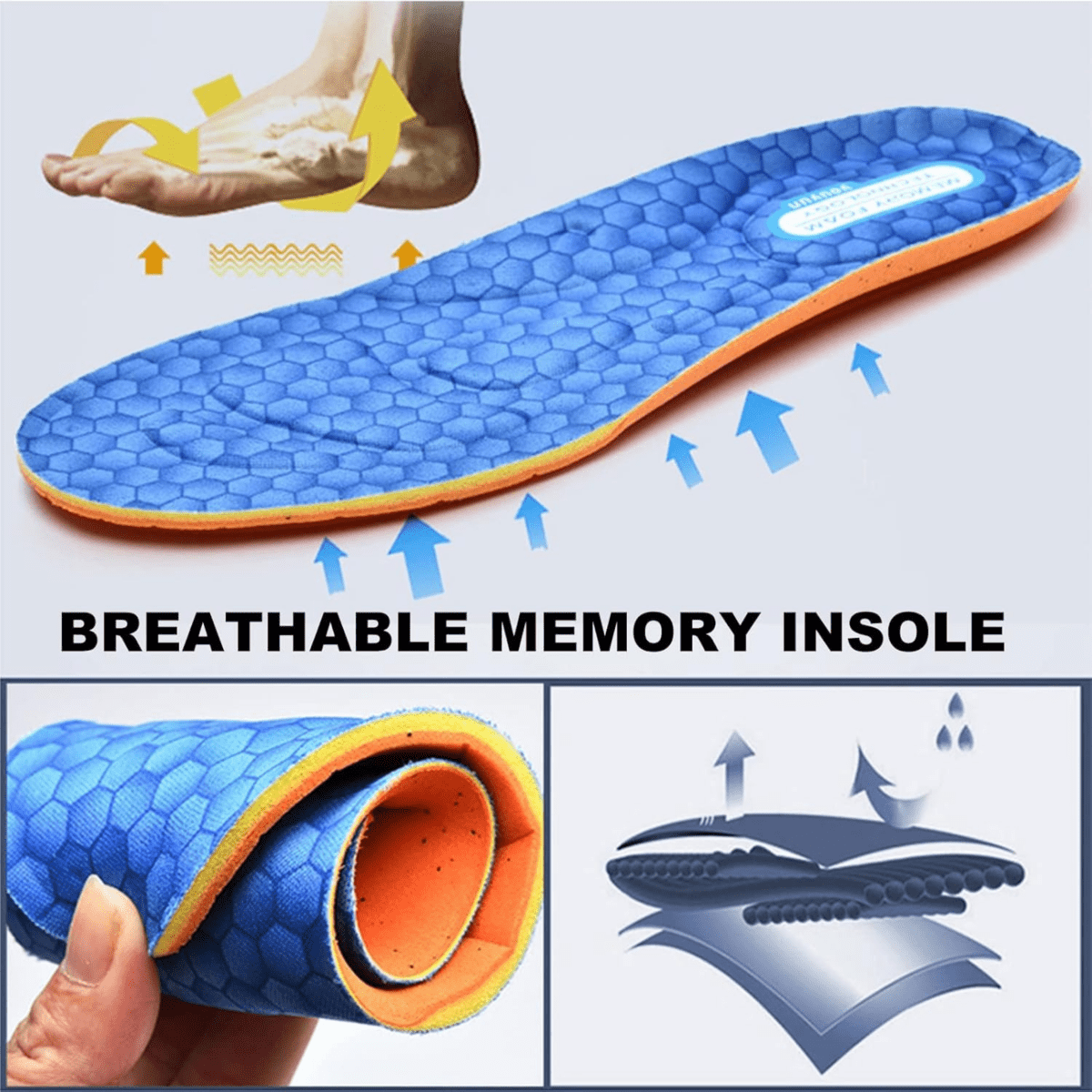 COMFORTFIT WIDE – Diabetic Shoes with Memory Foam Insole for Swollen Feet