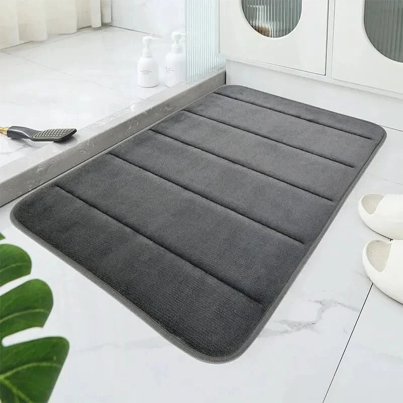 CORAL VELVET MAT – Soft Bathroom Mat with Non-Slip Design for Comfort & Safety